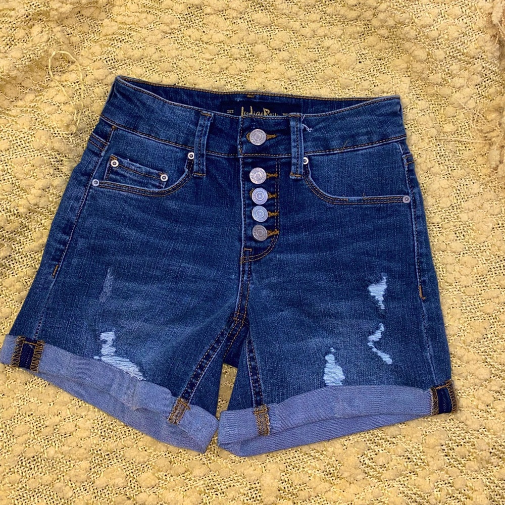 00 Indigo Rein Blue Jean Shorts
